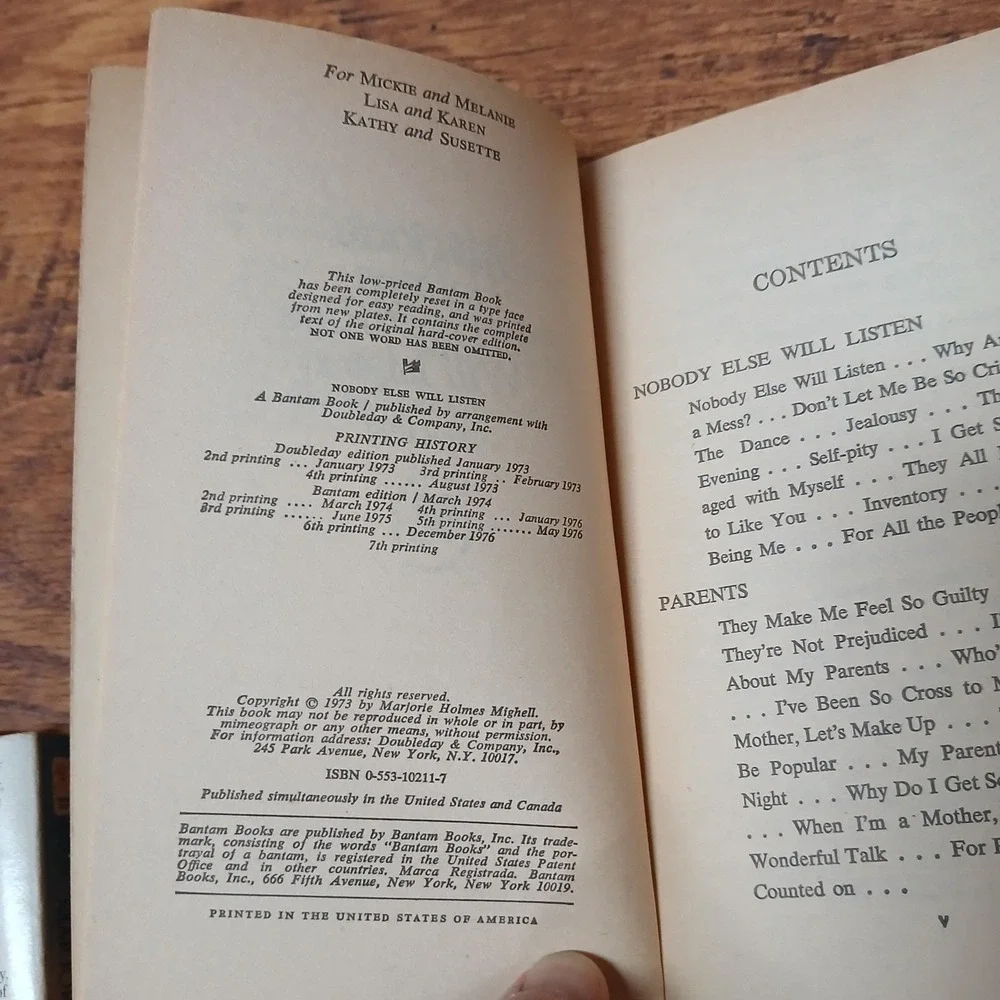 Vtg Marjorie Holmes PB Book Lot Two From Galilee Three From Galilee Christian